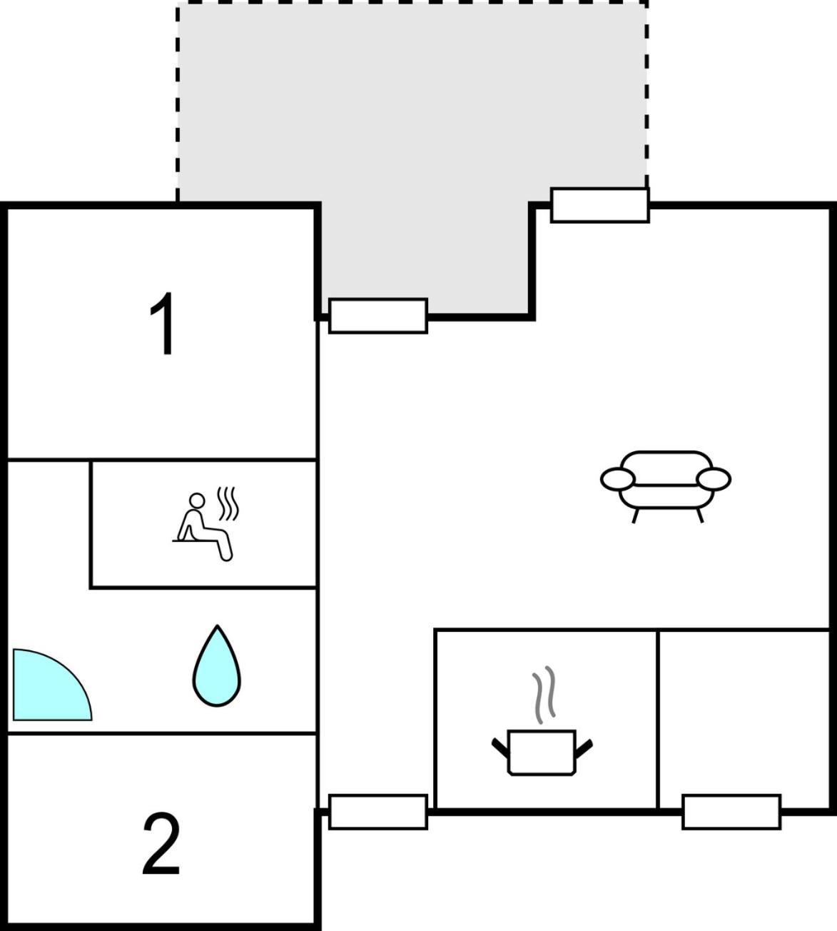 2 Bedroom Nice Home In Rechlin Luaran gambar